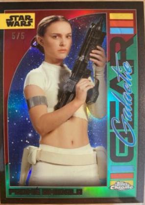 Padme Amidala [Dathomir Red Refractor] #GG-17 Star Wars 2024 Topps Chrome Galactic Gear