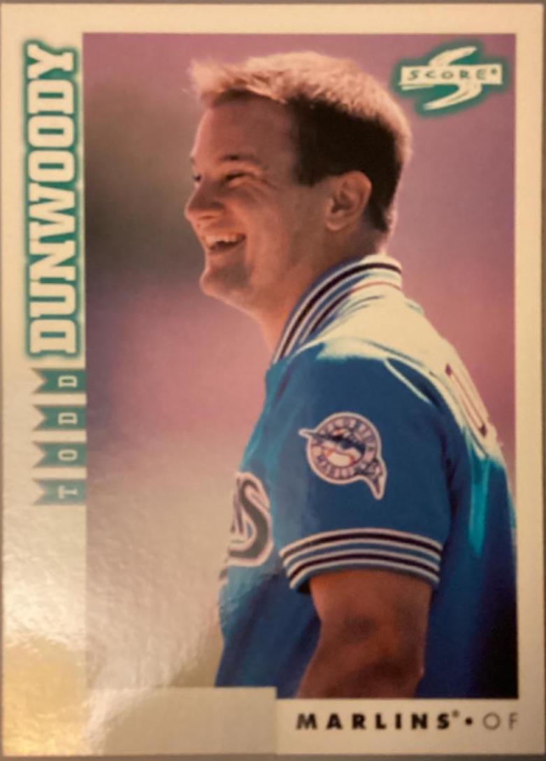 Todd Dunwoody #127 Baseball Cards 1998 Score Rookie Traded