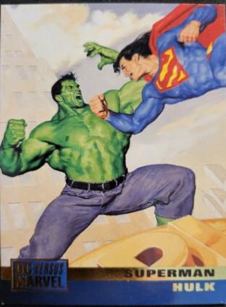 Superman / Hulk #1 1995 Fleer DC vs Marvel