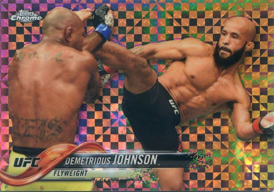 Demetrious Johnson [Xfractor] #1 Ufc Cards 2018 Topps UFC Chrome