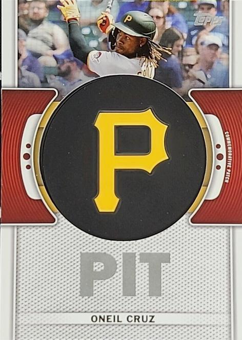 Oneil Cruz #TLP-OC Baseball Cards 2023 Topps Team Logo Patch