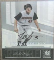 Todd Frazier [Autograph] #133 Baseball Cards 2007 Donruss Elite Extra Edition