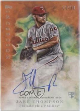 Jake Thompson [Autograph Orange] #110 Baseball Cards 2017 Topps Inception