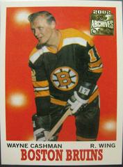 Wayne Cashman #31 Hockey Cards 2001 Topps Archives Prices