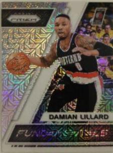 Damian Lillard [Mojo Prizm] #26 Basketball Cards 2017 Panini Prizm Fundamentals