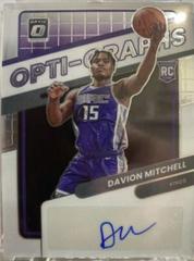 Davion Mitchell [Choice] #OG-DML Basketball Cards 2021 Panini Donruss Optic Opti Graphs Prices