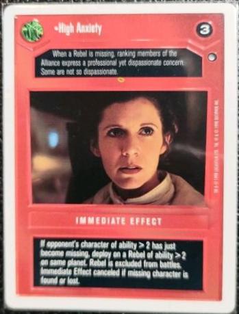 High Anxiety [Revised] Star Wars CCG Hoth