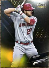 Mike Trout /50 Refractor 2021 Topps Chrome BLACK #70 Angels MLB outlet