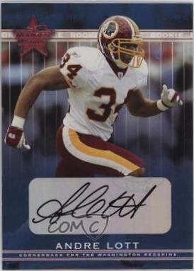 Andre Lott [Autograph] #131 Football Cards 2002 Leaf Rookies & Stars