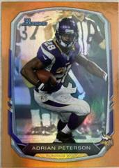 Adrian Peterson [Orange] #1 Football Cards 2013 Bowman Prices