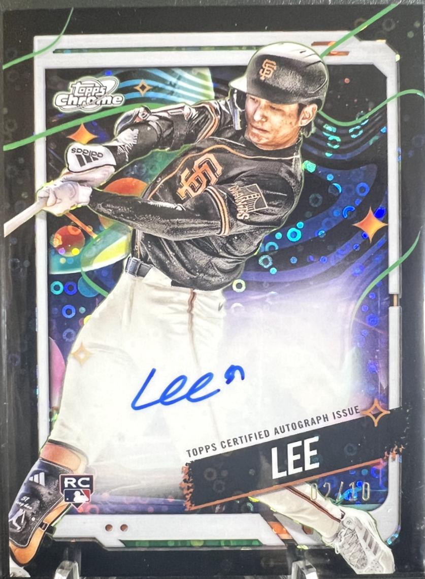Jung Hoo Lee [Black Eclipse Refractor] CCAJL Prices 2024 Topps