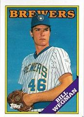 Bill Wegman #538 Baseball Cards 1988 Topps Prices