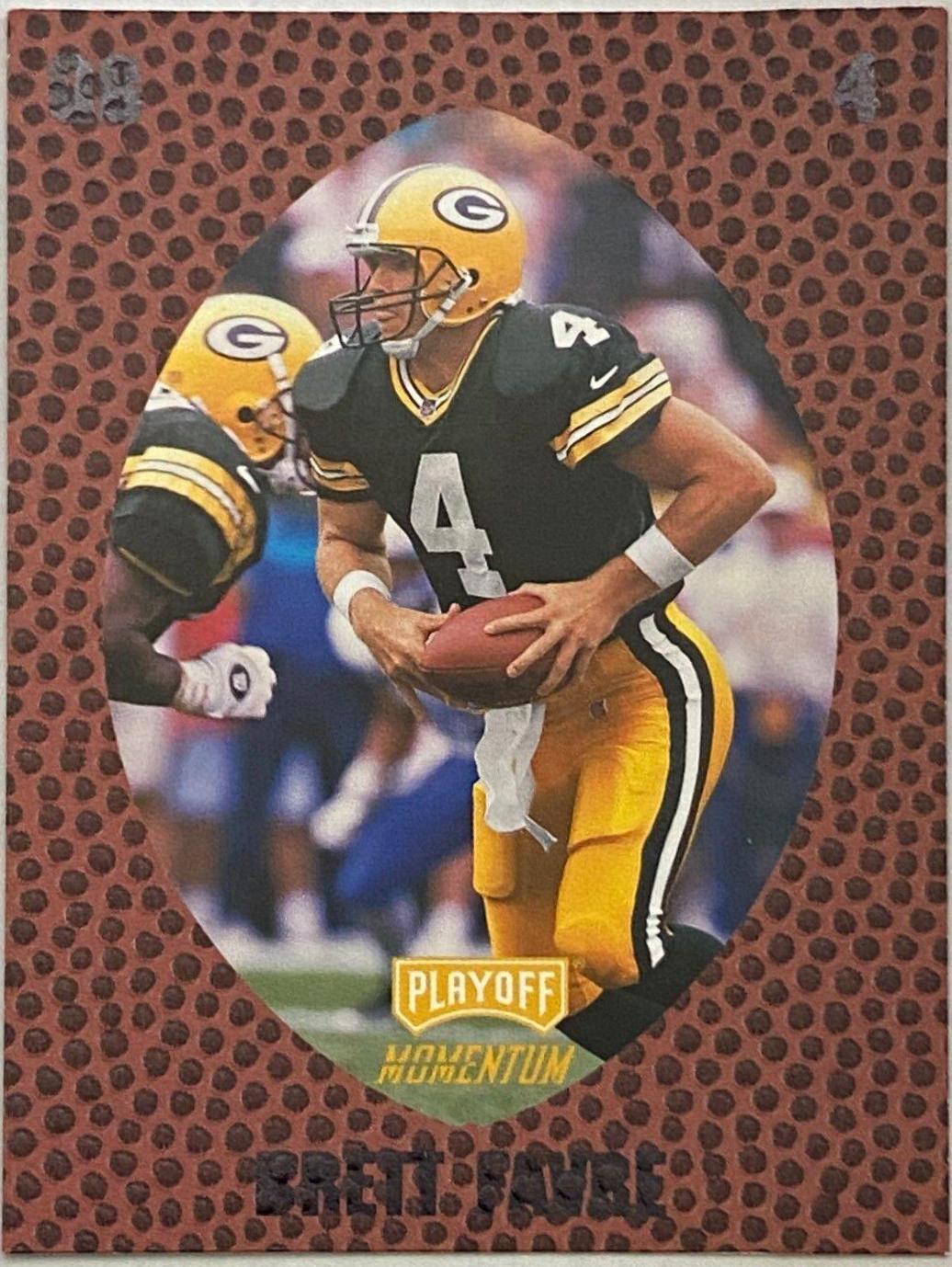 Brett Favre [Retail] #73 Football Cards 1998 Playoff Momentum