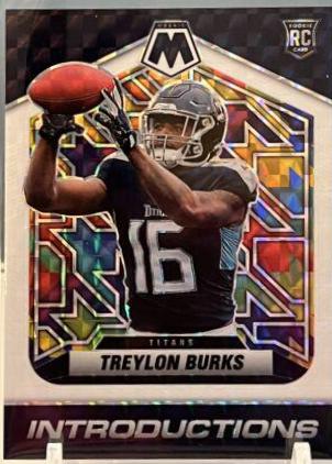 Treylon Burks [White] #I-9 Football Cards 2022 Panini Mosaic Introductions