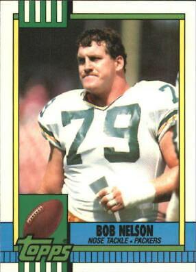 Bob Nelson #154 Football Cards 1990 Topps Tiffany