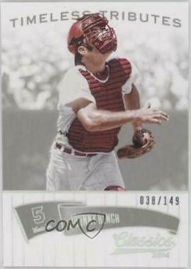 Johnny Bench [Timeless Tributes Silver] #76 Baseball Cards 2014 Panini Classics