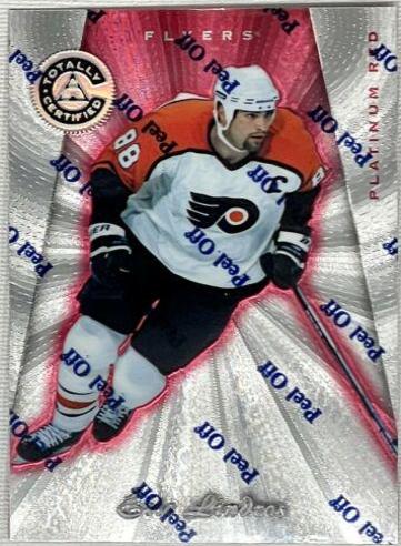 Eric Lindros [Platinum Red] #31 Hockey Cards 1997 Pinnacle Totally Certified