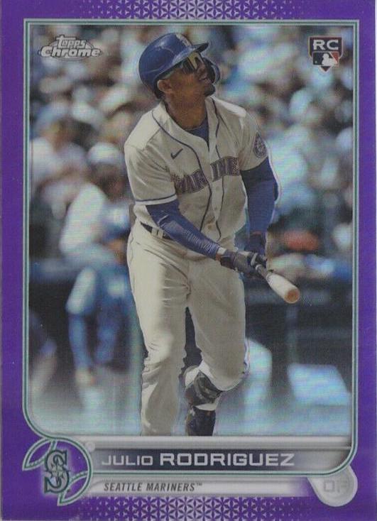 2022 Topps Chrome Update SGC 9.5 Julio Rodriguez Purple Super hotsell Clean Card Wow!!