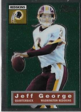 Jeff George [Retrofractor] #5 Football Cards 2001 Topps Heritage