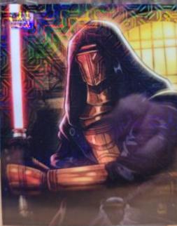 Darth Revan [Mojo Refractor] #AS-10 Star Wars 2024 Topps Chrome Galaxy Art of the Sith