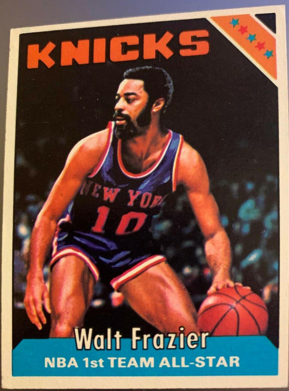 Walt Frazier All-Star #55 Basketball Cards 1975 Topps