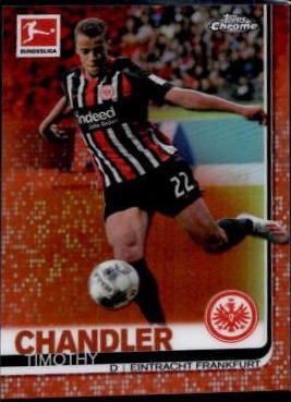 Timothy Chandler [Orange Refractor] #19 Soccer Cards 2019 Topps Chrome Bundesliga