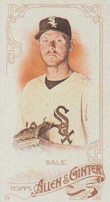 Chris Sale #139 Baseball Cards 2015 Topps Allen & Ginter