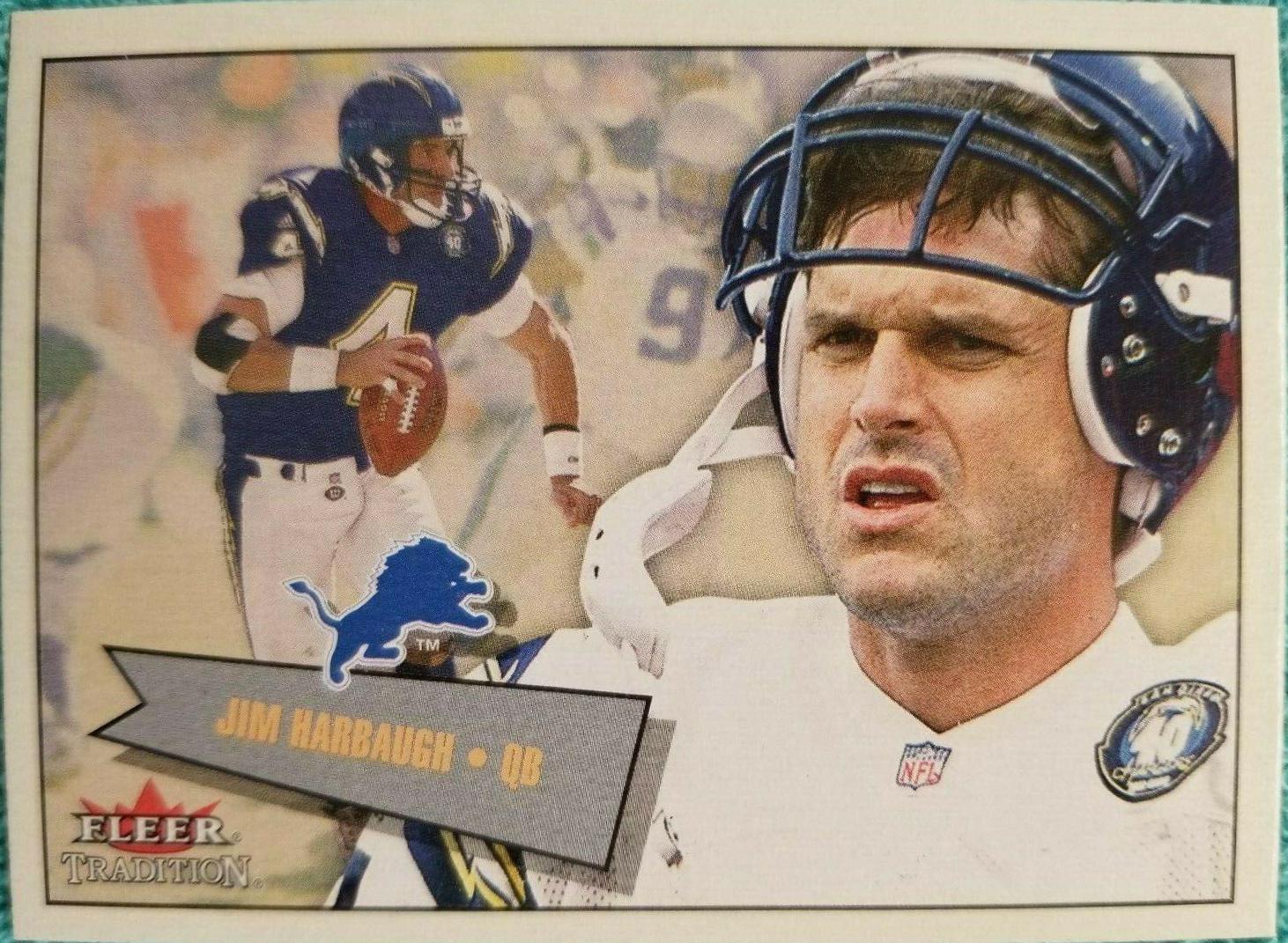 Jim Harbaugh #265 Football Cards 2001 Fleer