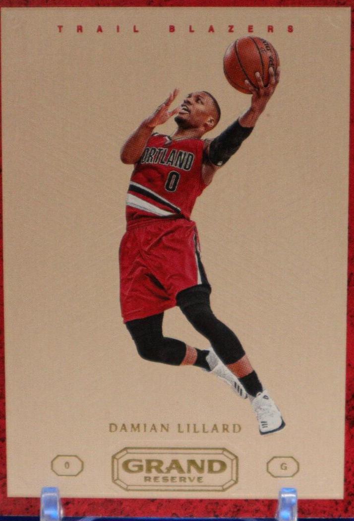 Damian Lillard [Vintage] #81 Basketball Cards 2016 Panini Grand Reserve