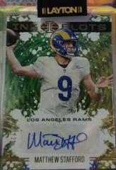 Matthew Stafford [Gold] #IB-MS Football Cards 2021 Panini Illusions Ink Blots Autographs Prices