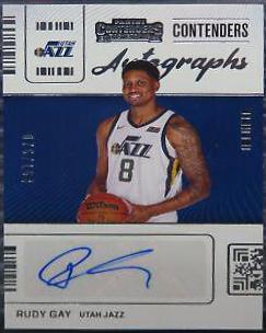 Rudy Gay #CA-RGY Basketball Cards 2021 Panini Contenders Contenders Autographs