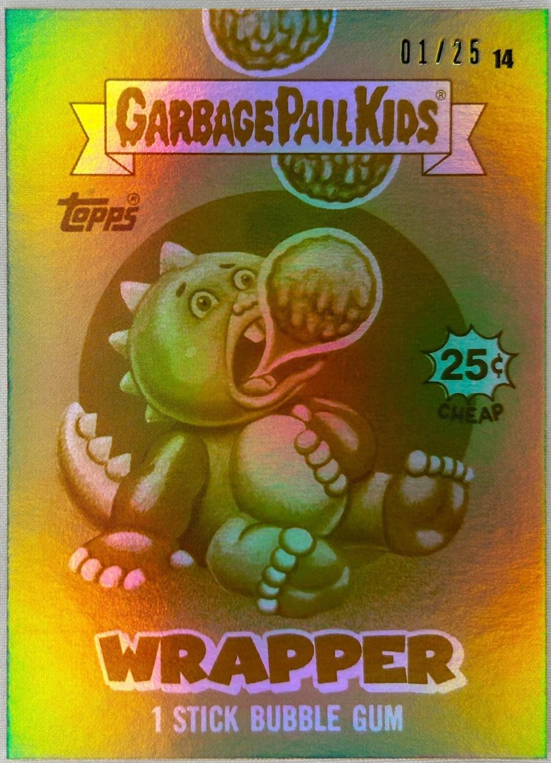 Wrapper [Gold] #14 Garbage Pail Kids 2024 Game Over