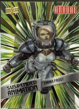 Emma Frost #49 Marvel 2023 Upper Deck Annual Suspended Animation