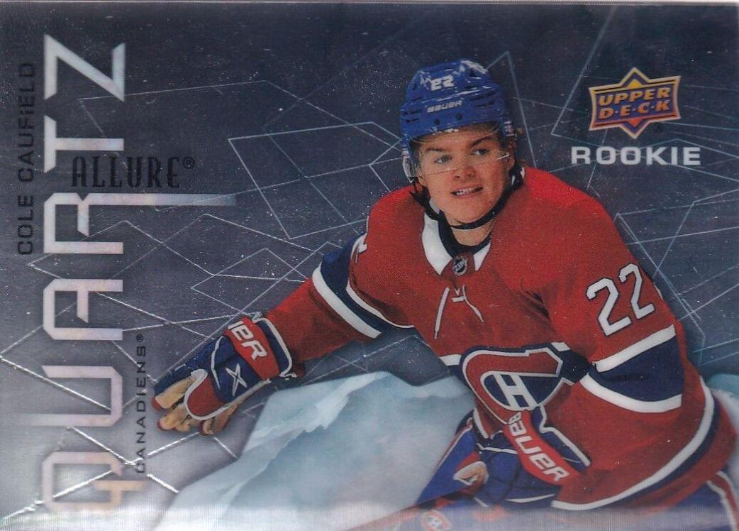 Cole Caufield #AQ-CC Hockey Cards 2021 Upper Deck Allure Quartz