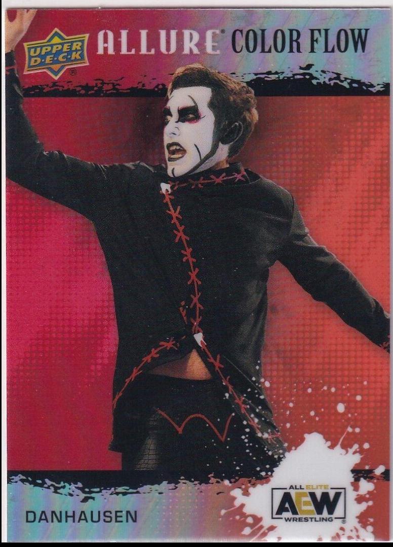 Danhausen [Red Orange] #R-13 Wrestling Cards 2022 Upper Deck Allure AEW Color Flow