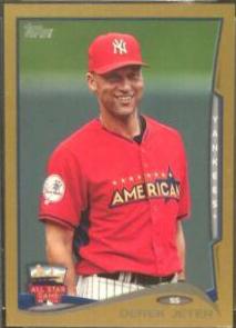 Derek Jeter [Gold] #US2 Baseball Cards 2014 Topps Update