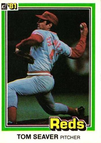 Tom Seaver #425 Baseball Cards 1981 Donruss