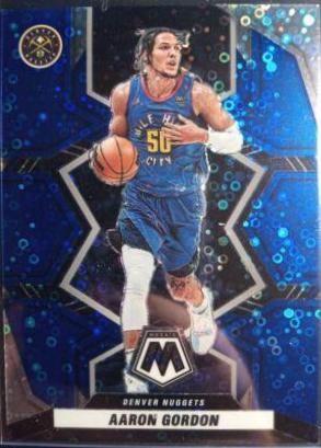 Aaron Gordon [Fast Break Blue] #56 Basketball Cards 2021 Panini Mosaic