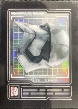 Captain Phasma Helmet #AS-13 Star Wars 2024 Topps Chrome Galaxy Armor Shadowbox