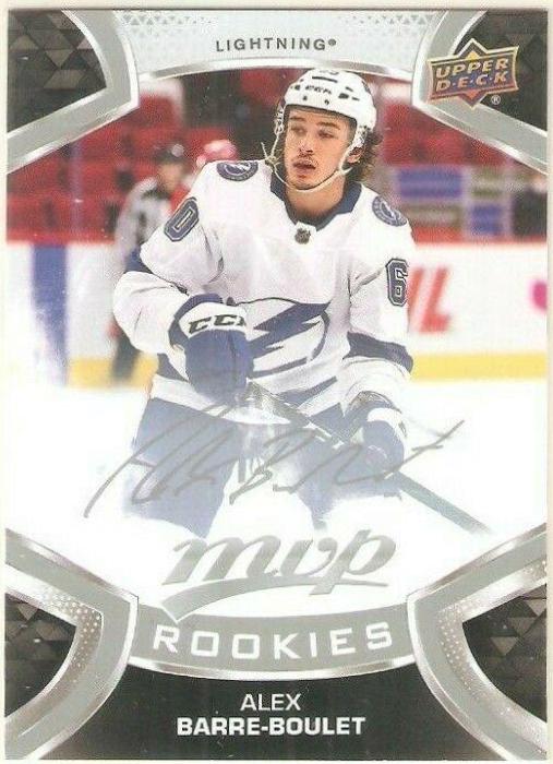 Alex Barre Boulet [Silver Script] #246 Hockey Cards 2021 Upper Deck MVP