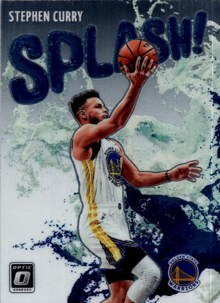 Stephen Curry #1 Basketball Cards 2021 Panini Donruss Optic Splash