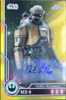 NED-B [Gold Refractor] #18 Star Wars 2023 Topps Chrome