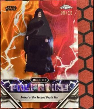 Palpatine Resurrected [Mustafar Lava Refractor] #RP-18 Star Wars 2024 Topps Chrome The Rise of Palpatine