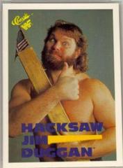 Hacksaw Jim Duggan #110 Wrestling Cards 1989 Classic WWF Prices