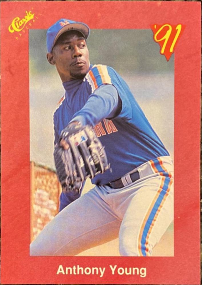 Anthony Young #T56 Baseball Cards 1991 Classic