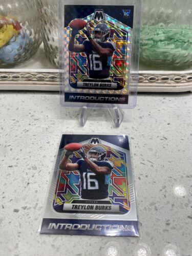 Treylon Burks [Mosaic] #I-9 Football Cards 2022 Panini Mosaic Introductions