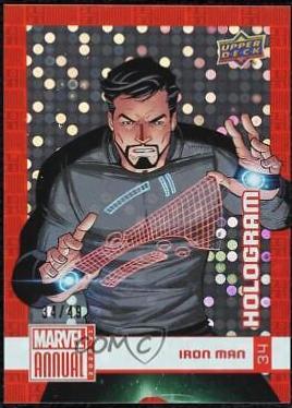 Iron Man [Hologram] #34 Marvel 2020 Upper Deck Annual