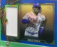 Adolis Garcia [Sapphire] #SJR3-AG1 Baseball Cards 2022 Topps Triple Threads Single Jumbo Relics Prices