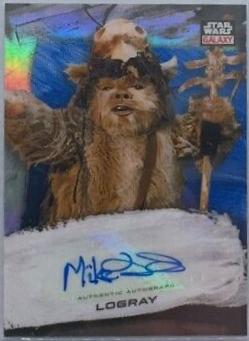 Mike Edmonds [Blue Refractor] #GA-ME Star Wars 2022 Topps Galaxy Chrome Autograph