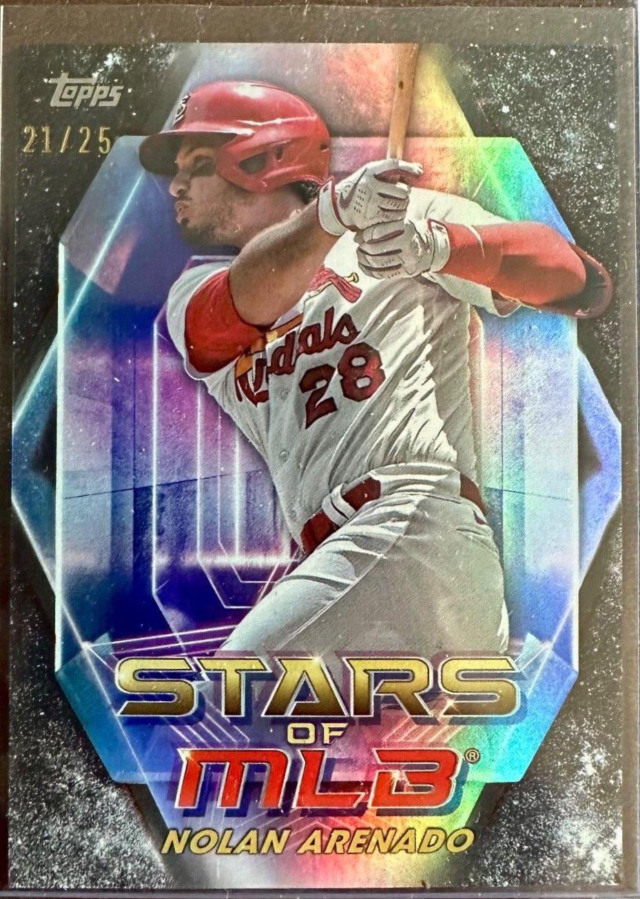 Nolan Arenado [Black] #SMLB-1 Baseball Cards 2023 Topps Stars of MLB